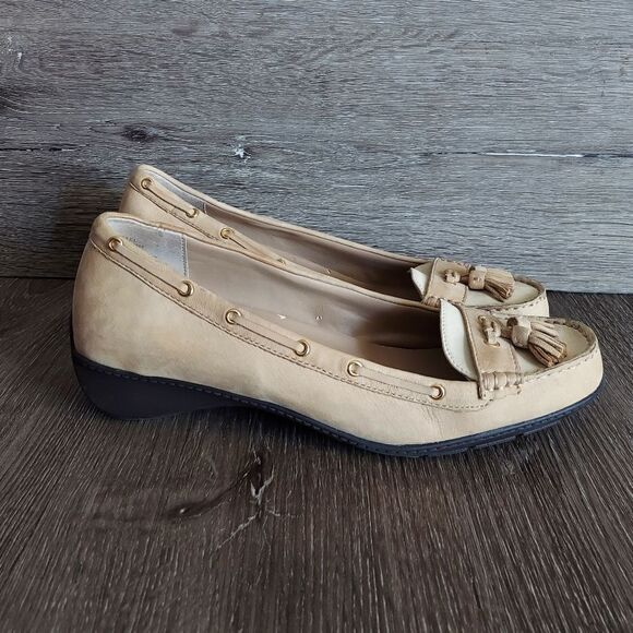 LAUREN by Ralph Lauren Loafers "Gael" Two Tone Size 10 - Picture 1 of 11